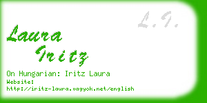 laura iritz business card